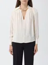 Elisabetta Franchi Woman Top Ivory Size 10 Viscose In Neutral