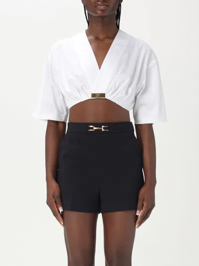 ELISABETTA FRANCHI TOP ELISABETTA FRANCHI WOMAN COLOR WHITE,426446001