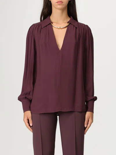 ELISABETTA FRANCHI TOP ELISABETTA FRANCHI WOMAN COLOR WINE,435303114