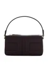 Elisabetta Franchi Borsa Tote Piccola Con Logo In Rilievo Bordeaux In Red