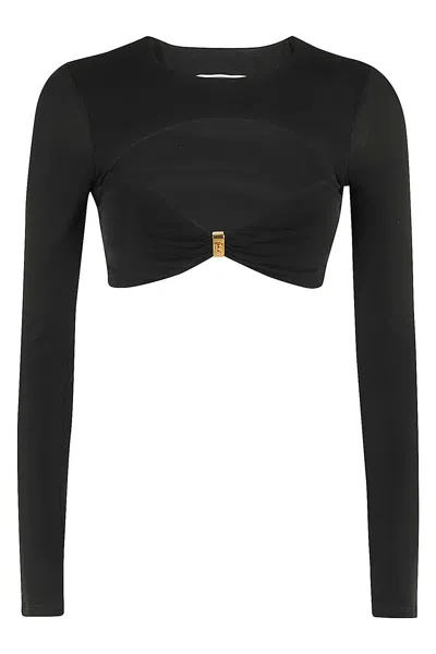 Elisabetta Franchi Top In Black