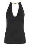 Elisabetta Franchi Tricot Top In Blue