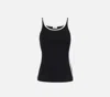 Elisabetta Franchi Top Tricot In Black