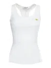 Elisabetta Franchi Tank Top With Pocket In White