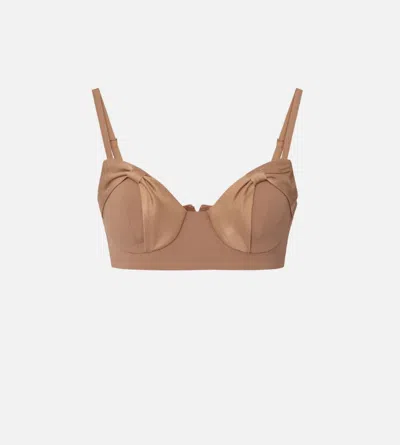 Elisabetta Franchi Top  Woman Color Nude In Beige