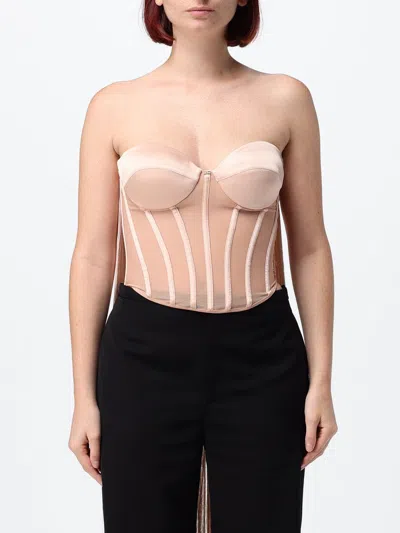Elisabetta Franchi トップス レディース カラー ヌード In Neutral