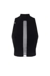 Elisabetta Franchi Viscose Top With Tulle Detail In Black