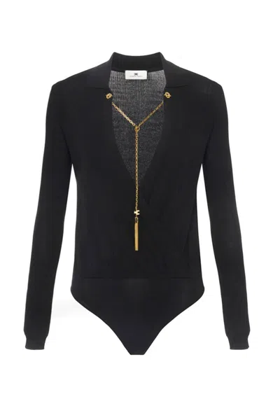 Elisabetta Franchi Tops In Black