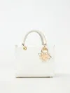 ELISABETTA FRANCHI TOTE BAGS ELISABETTA FRANCHI WOMAN COLOR IVORY,410615044