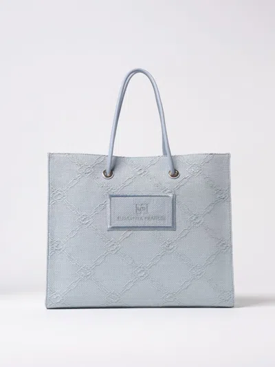 Elisabetta Franchi Tote Bags  Woman Color Sky