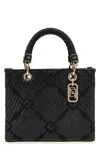 Elisabetta Franchi Textured Finish Tote With Top Handle