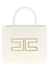 Elisabetta Franchi Logo-plaque Tote Bag In Neutral