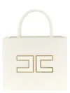Elisabetta Franchi Logo-plaque Tote Bag In Neutral