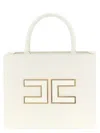 Elisabetta Franchi Logo-plaque Tote Bag In Neutral