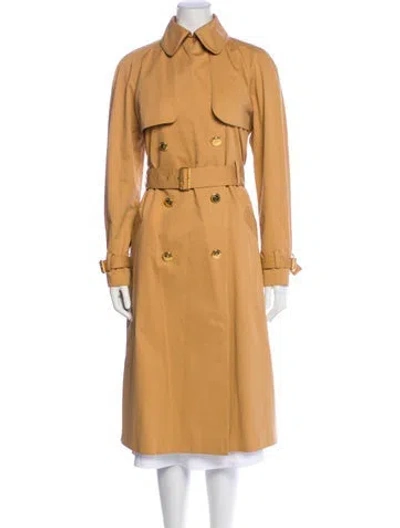 Pre-owned Elisabetta Franchi Trench Coat In Neutral