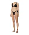Elisabetta Franchi Triangle Cup Bikini Set In Black