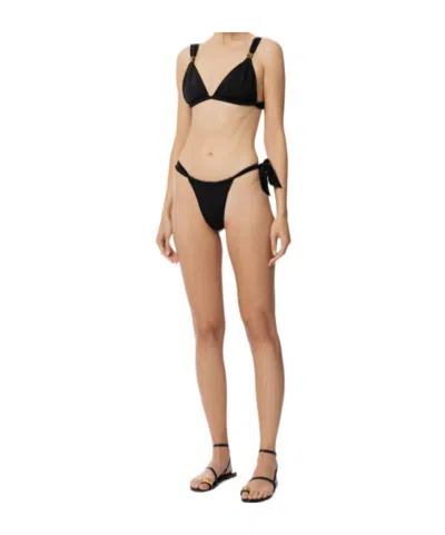 Elisabetta Franchi Triangle Cup Bikini Set In Black