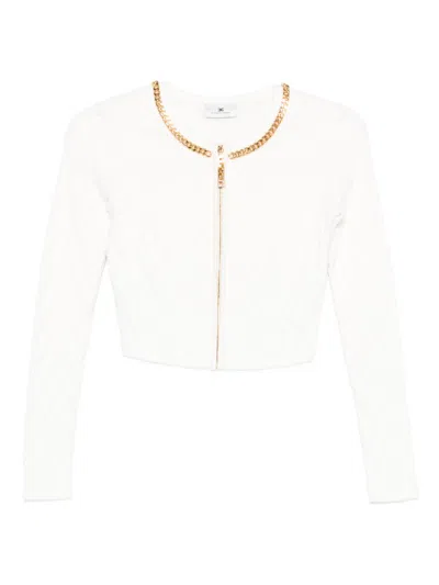 ELISABETTA FRANCHI ELISABETTA FRANCHI TRICOT CROPPED CARDIGAN