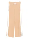 Elisabetta Franchi Tricot Trousers In Neutral