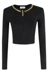 Elisabetta Franchi Tricot Sweater In Black
