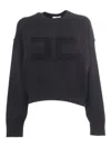 Elisabetta Franchi Sweaters In Black