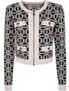 Elisabetta Franchi Tricot Sweater In Black Butter