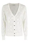 Elisabetta Franchi Tricot Sweater In White