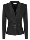 Elisabetta Franchi Classic Solid Black Sweater With Round Neckline In Black