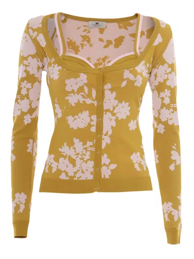 Elisabetta Franchi Tricot Yellow Sweater