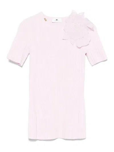 Elisabetta Franchi Tricot Top In Pink