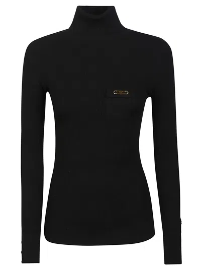 ELISABETTA FRANCHI TRICOT TURTLE NECK SWEATER