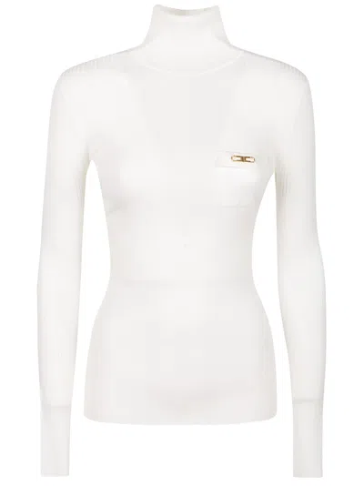 ELISABETTA FRANCHI TRICOT TURTLE NECK SWEATER