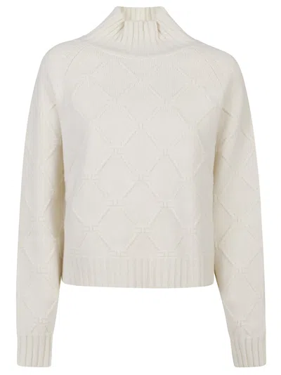 ELISABETTA FRANCHI TRICOT TURTLE NECK SWEATER