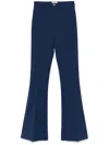 Elisabetta Franchi Crepe Flared Trousers
