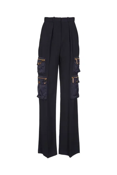 Elisabetta Franchi Trousers In Blue