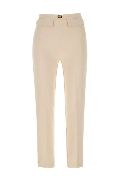 Elisabetta Franchi Trousers In Brown