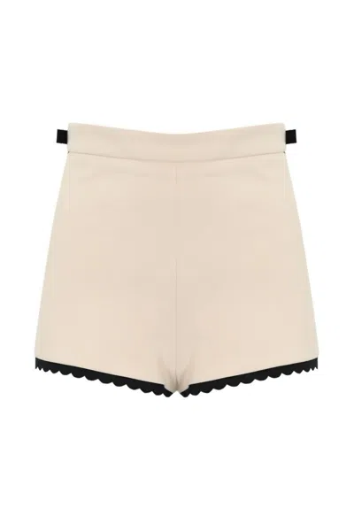 Elisabetta Franchi Trousers In Neutral