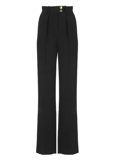 Elisabetta Franchi Trousers In Black