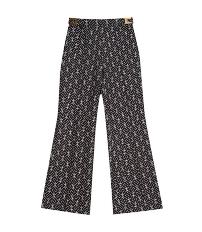 Elisabetta Franchi Trousers In Gray