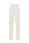 Elisabetta Franchi Women's Trousers  - Trousers - White In Beige