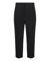Elisabetta Franchi Flap Pockets High Waist Pleated Trousers In Black
