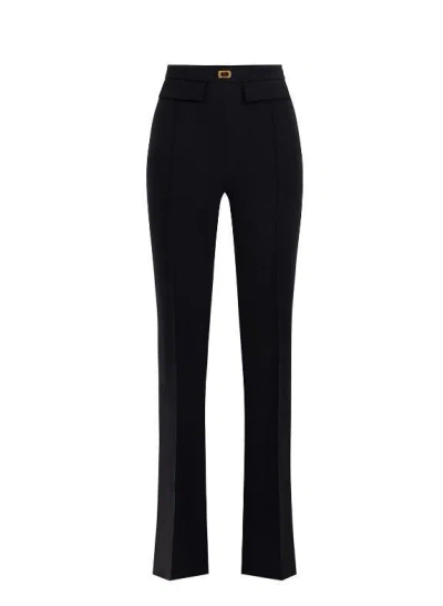 Elisabetta Franchi Trousers In Black