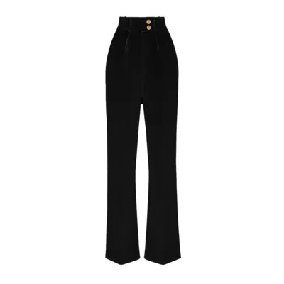 Elisabetta Franchi Trousers In Black