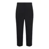 Elisabetta Franchi Flap Pockets High Waist Pleated Trousers In Black