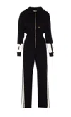 Elisabetta Franchi Suit With Shiny Bands In Black