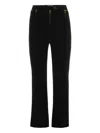 Elisabetta Franchi Tailored Black Trousers With Flared Leg In Black