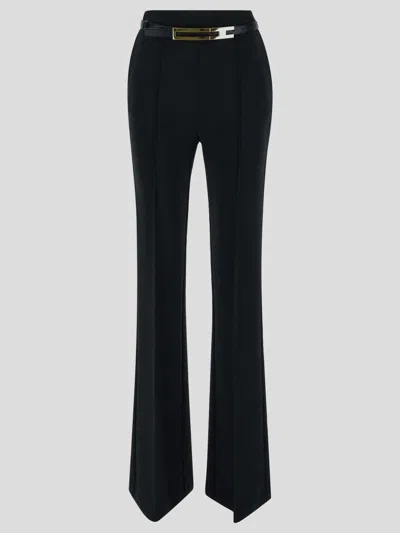 Elisabetta Franchi Trousers In Black