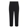 Elisabetta Franchi Flap Pockets High Waist Pleated Trousers In Black