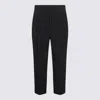 Elisabetta Franchi Flap Pockets High Waist Pleated Trousers In Black