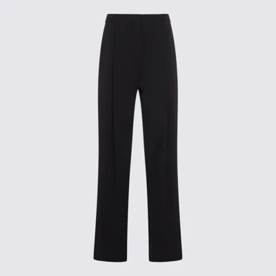 ELISABETTA FRANCHI TROUSERS BLACKS AND GREYS